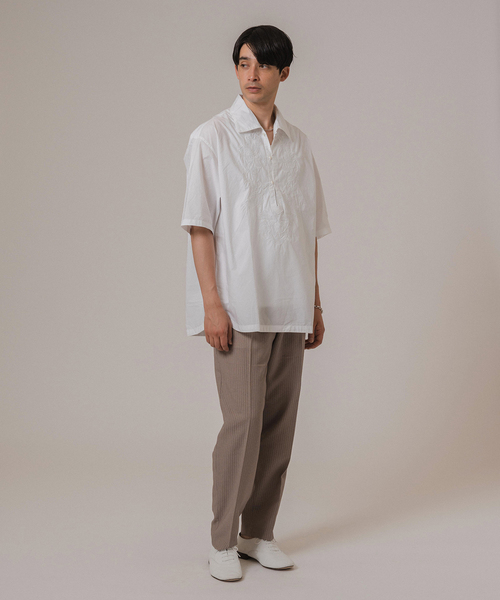 EDIFICE(エディフィス)の「RT ドットエアー ストライプ イージーパンツ(スラックス・メンズ・ブラック/ベージュ系その他・SMALL/MEDIUM/LARGE)」の13枚目の写真