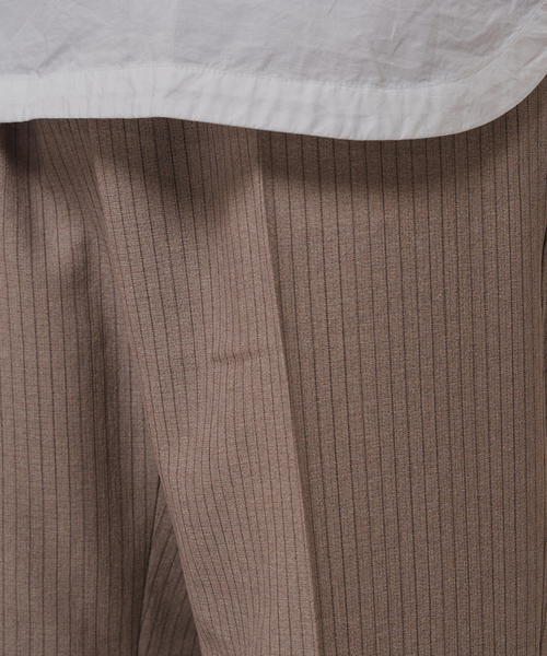 EDIFICE(エディフィス)の「RT ドットエアー ストライプ イージーパンツ(スラックス・メンズ・ブラック/ベージュ系その他・SMALL/MEDIUM/LARGE)」の19枚目の写真