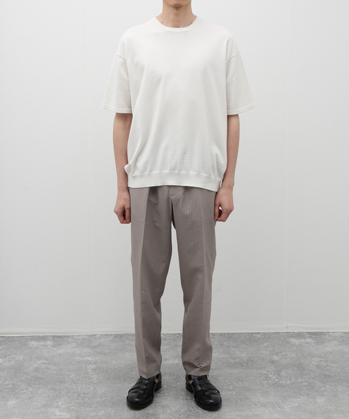 EDIFICE(エディフィス)の「RT ドットエアー ストライプ イージーパンツ(スラックス・メンズ・ブラック/ベージュ系その他・SMALL/MEDIUM/LARGE)」の20枚目の写真