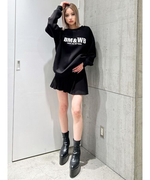 GYDA(ジェイダ)の「ベルトSETプリーツスカートライクショートパンツ(スカート・レディース・ブラック/グレー・FREE)」の22枚目の写真