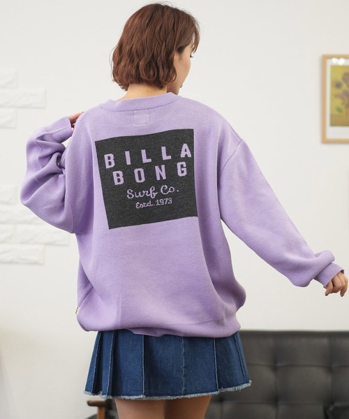 【セール】BILLABONG/ビラボン クルーネックセーター バックプリント BE014-607（ニット/セーター）｜BILLABONG（ビラボン）