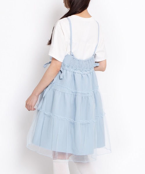 PUNYUS（プニュズ）の「スリーブロゴ刺繍Ｔシャツ（Tシャツ/カットソー・レディース・ベージュ/スミクロ/ホワイト・4/3/2/1）」の21枚目の写真