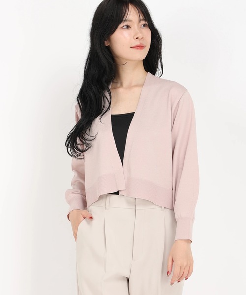 【セール】ｸﾛｯﾌﾟﾄﾞ丈ﾆｯﾄﾊｵﾘ（カーディガン/ボレロ）｜STRAWBERRY-FIELDS（ストロベリーフィールズ） 5,953円