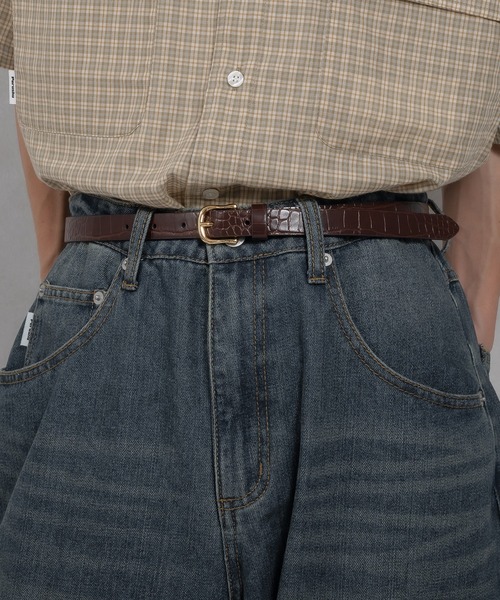 1-1/2 BRIDLE LEATHER BELT / 1-1/2 ブライドルレザー ベルト