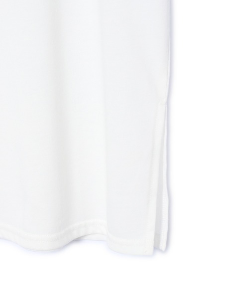 VIS（ビス）の「スタッズ×ロゴデザインロングTシャツ（Tシャツ/カットソー・レディース・スミクロ/ホワイト系その他/ブラウン系その他2・FREE）」の12枚目の写真