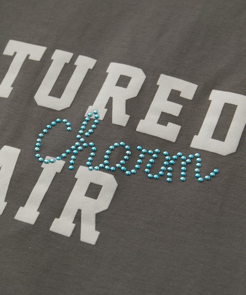 VIS（ビス）の「スタッズ×ロゴデザインロングTシャツ（Tシャツ/カットソー・レディース・スミクロ/ホワイト系その他/ブラウン系その他2・FREE）」の15枚目の写真