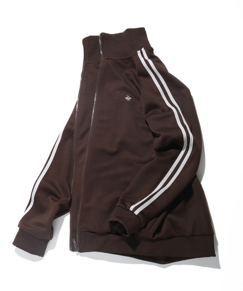 BEVERLY HILLS POLO CLUB（ビバリーヒルズポロクラブ）の「【BEVERLY HILLS POLO CLUB / ビバリーヒルズ ポロクラブ】 ダンボール ニット トラック ジャケット（ジャージ・メンズ・スミクロ/レッド系その他/ホワイト系その他/ブラック系その他/ブラウン系その他/ホワイト×ブラック・M/L/LL）」の11枚目の写真