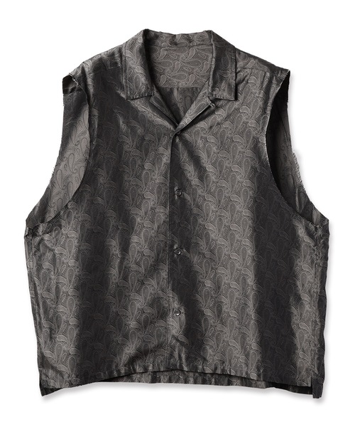 amok（アモク）の「LAYERED SHIRT（シャツ/ブラウス・メンズ・ブラック/ホワイト・S/M/L）」の7枚目の写真