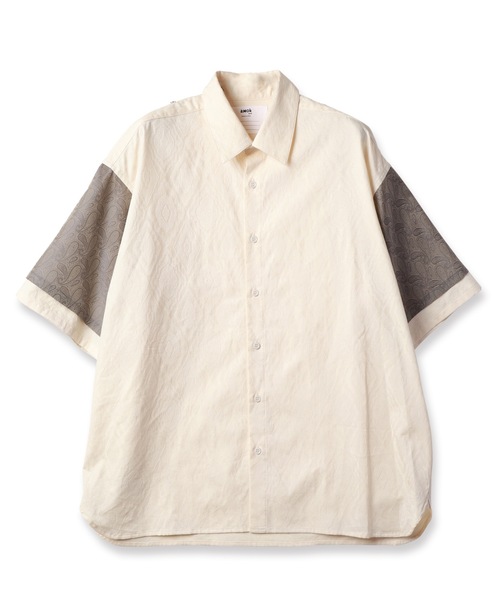 amok（アモク）の「LAYERED SHIRT（シャツ/ブラウス・メンズ・ブラック/ホワイト・S/M/L）」の10枚目の写真