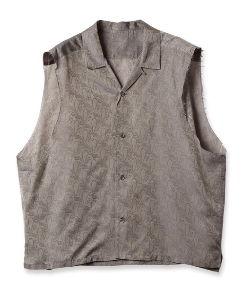 amok（アモク）の「LAYERED SHIRT（シャツ/ブラウス・メンズ・ブラック/ホワイト・S/M/L）」の11枚目の写真