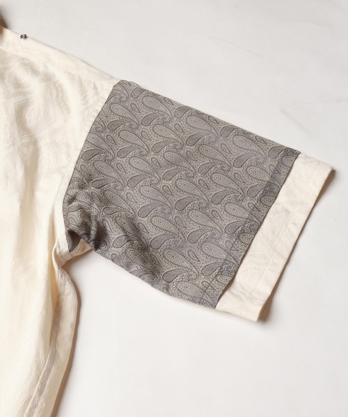 amok（アモク）の「LAYERED SHIRT（シャツ/ブラウス・メンズ・ブラック/ホワイト・S/M/L）」の16枚目の写真