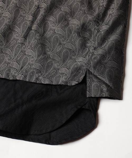 amok（アモク）の「LAYERED SHIRT（シャツ/ブラウス・メンズ・ブラック/ホワイト・S/M/L）」の22枚目の写真