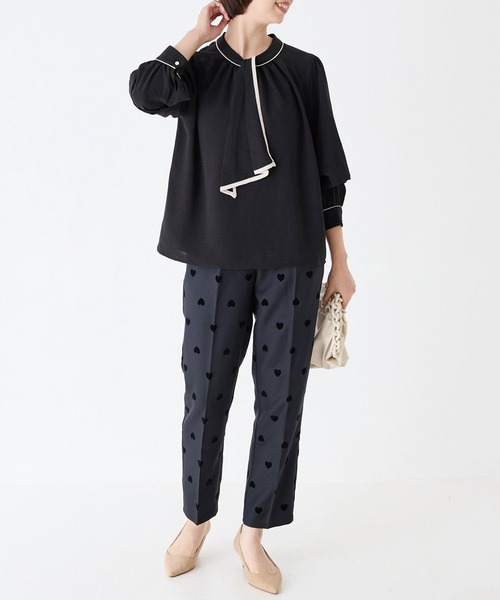 アン様 セール】ツイルクロスフロッキーパンツ（スラックス）｜INCEDE