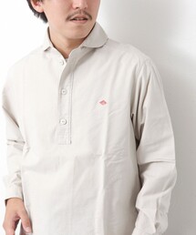 【DANTON/ダントン】SOX ROUND COLLAR PO SHIRT LS