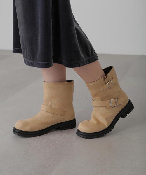 FREE'S MART(フリーズマート)の「◆エンジニアブーツ(ブーツ・レディース・ベージュ/ブラック・MEDIUM/SMALL)」の21枚目の写真