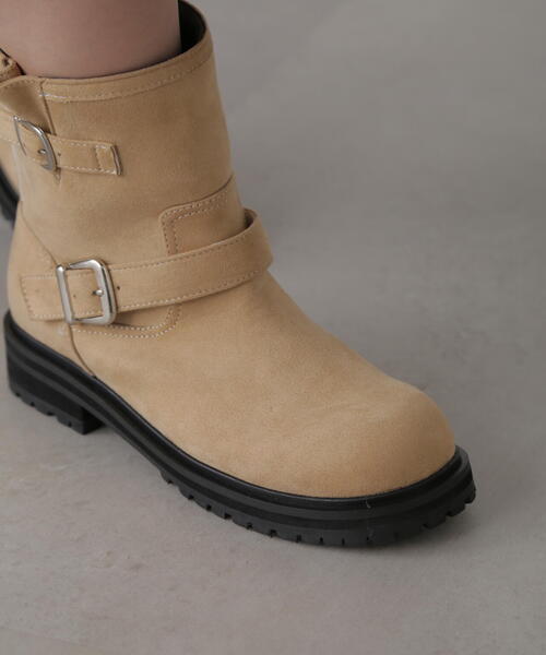 FREE'S MART(フリーズマート)の「◆エンジニアブーツ(ブーツ・レディース・ベージュ/ブラック・MEDIUM/SMALL)」の11枚目の写真