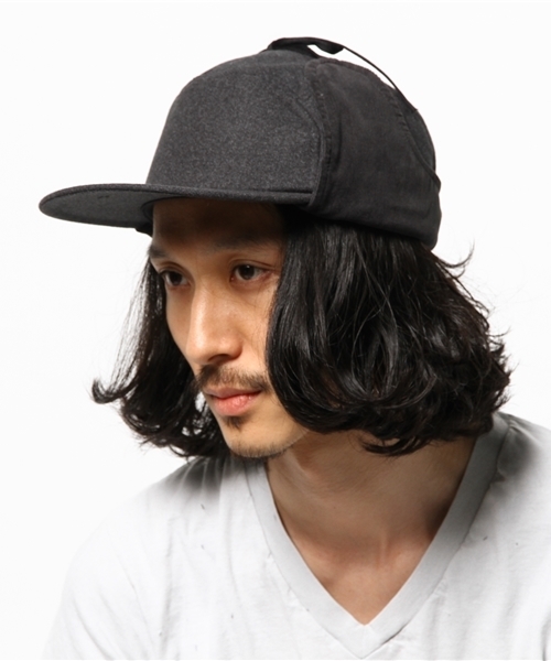 HARE（ハレ）の「ドックイヤーCAP(HARE)（キャップ・メンズ・ブラック/グレー・FREE）」の3枚目の写真