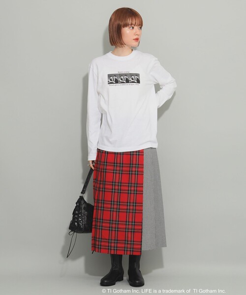Ray BEAMS（レイビームス）の「【別注】GOOD ROCK SPEED / LIFE PICTURE COLLECTION ロングスリーブ Tシャツ（Tシャツ/カットソー・レディース・ブラック/ホワイト系その他2/ホワイト・ONE SIZE）」の11枚目の写真