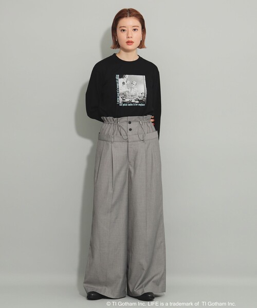 Ray BEAMS（レイビームス）の「【別注】GOOD ROCK SPEED / LIFE PICTURE COLLECTION ロングスリーブ Tシャツ（Tシャツ/カットソー・レディース・ブラック/ホワイト系その他2/ホワイト・ONE SIZE）」の14枚目の写真