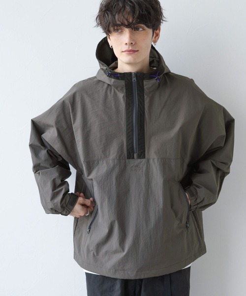 Ever Trek（エバートレック）の「【Ever Trek】ナイロンアノラックパーカー（ブルゾン・メンズ・ブラック/グレー/グリーン・MEDIUM/LARGE）」の18枚目の写真
