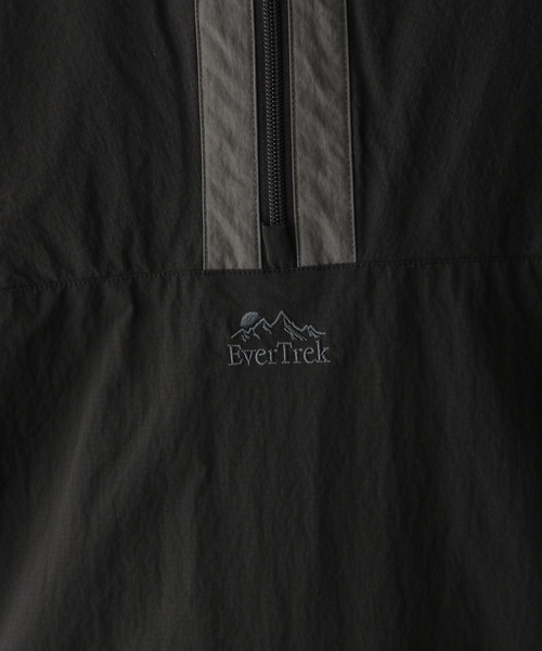 Ever Trek（エバートレック）の「【Ever Trek】ナイロンアノラックパーカー（ブルゾン・メンズ・ブラック/グレー/グリーン・MEDIUM/LARGE）」の6枚目の写真