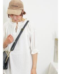 Samansa Mos2 | ◎フリルチュニックブラウス(シャツ/ブラウス)