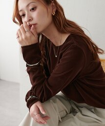 Tシャツ/カットソー（ブラウン/茶色系・長袖）ファッション通販 - ZOZOTOWN