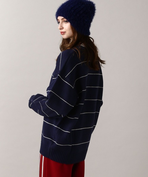 FOREVER 21（フォーエバー トゥエンティーワン）の「【2024FW】【Beverly Hills Polo Club】別注 ガゼットツキニット（ニット/セーター・レディース・ネイビー/ブラック/ナチュラル・FREE）」の6枚目の写真