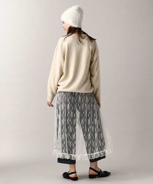 FOREVER 21（フォーエバー トゥエンティーワン）の「【2024FW】【Beverly Hills Polo Club】別注 ガゼットツキニット（ニット/セーター・レディース・ネイビー/ブラック/ナチュラル・FREE）」の8枚目の写真