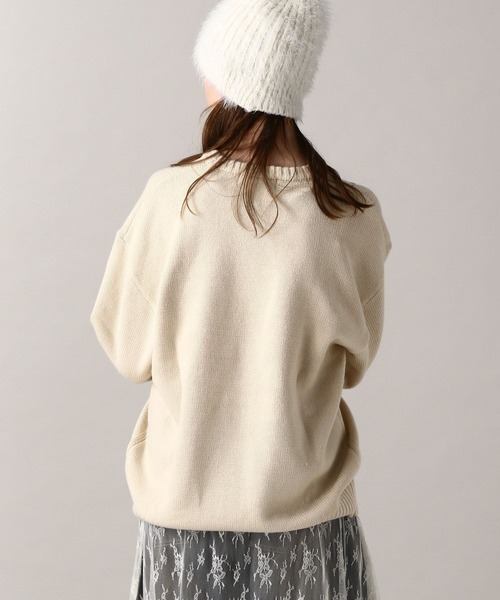 FOREVER 21（フォーエバー トゥエンティーワン）の「【2024FW】【Beverly Hills Polo Club】別注 ガゼットツキニット（ニット/セーター・レディース・ネイビー/ブラック/ナチュラル・FREE）」の10枚目の写真