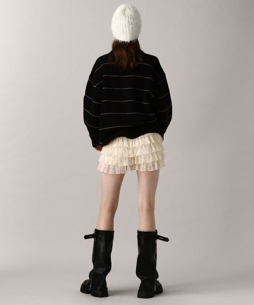 FOREVER 21（フォーエバー トゥエンティーワン）の「【2024FW】【Beverly Hills Polo Club】別注 ガゼットツキニット（ニット/セーター・レディース・ネイビー/ブラック/ナチュラル・FREE）」の14枚目の写真