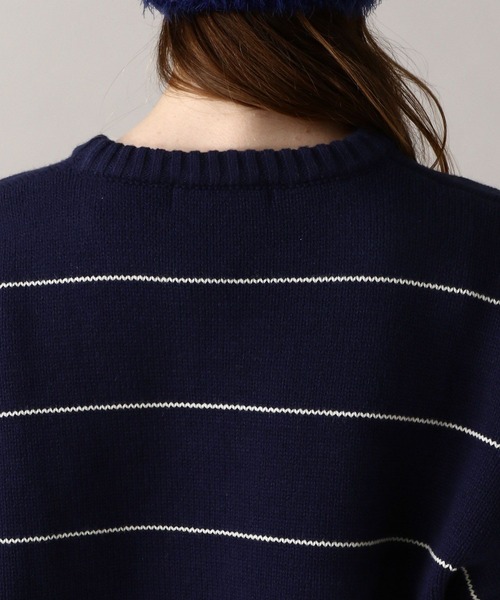 FOREVER 21（フォーエバー トゥエンティーワン）の「【2024FW】【Beverly Hills Polo Club】別注 ガゼットツキニット（ニット/セーター・レディース・ネイビー/ブラック/ナチュラル・FREE）」の18枚目の写真