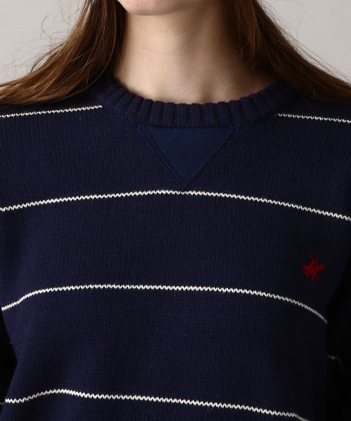 FOREVER 21（フォーエバー トゥエンティーワン）の「【2024FW】【Beverly Hills Polo Club】別注 ガゼットツキニット（ニット/セーター・レディース・ネイビー/ブラック/ナチュラル・FREE）」の19枚目の写真