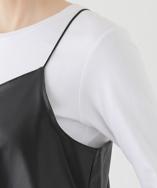 JOURNAL STANDARD（ジャーナルスタンダード）の「フェイクレザーキャミ