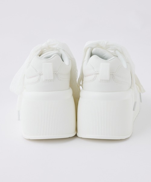 【セール】プラットフォームリボンカスタムスニーカー(スニーカー)|one after another NICE CLAUP(ワンアフターアナザーナイスクラップ) 【セール】プラットフォームリボンカスタムスニーカー(スニーカー)|one after another NICE CLAUP(ワンアフターアナザーナイスクラップ)