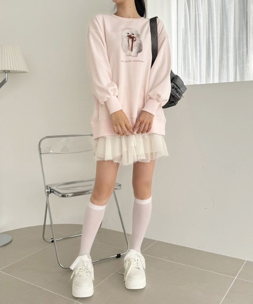 【セール】プラットフォームリボンカスタムスニーカー(スニーカー)|one after another NICE CLAUP(ワンアフターアナザーナイスクラップ) 【セール】プラットフォームリボンカスタムスニーカー(スニーカー)|one after another NICE CLAUP(ワンアフターアナザーナイスクラップ)