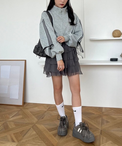 【セール】プラットフォームリボンカスタムスニーカー(スニーカー)|one after another NICE CLAUP(ワンアフターアナザーナイスクラップ) 【セール】プラットフォームリボンカスタムスニーカー(スニーカー)|one after another NICE CLAUP(ワンアフターアナザーナイスクラップ)