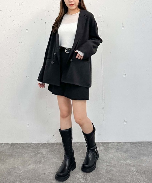 archives（アルシーヴ）の「ビジューチュールＴＯＰＳ（Tシャツ/カットソー・レディース・ブラック/オフホワイト・MEDIUM）」の12枚目の写真