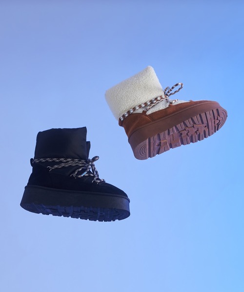 sedacle（セダクル）の「アソートムートンブーツ（ブーツ・メンズ・ブラック/ブラウン・SMALL/MEDIUM/LARGE/X-LARGE/X-SMALL）」の4枚目の写真