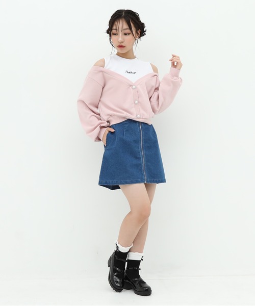 PINKHUNT（ピンクハント）の「PINKHUNT ピンクハント アンクルリボンベルトローファー 0011（ローファー・キッズ・ブラック/ベビーピンク・M size/L size/S size）」の12枚目の写真