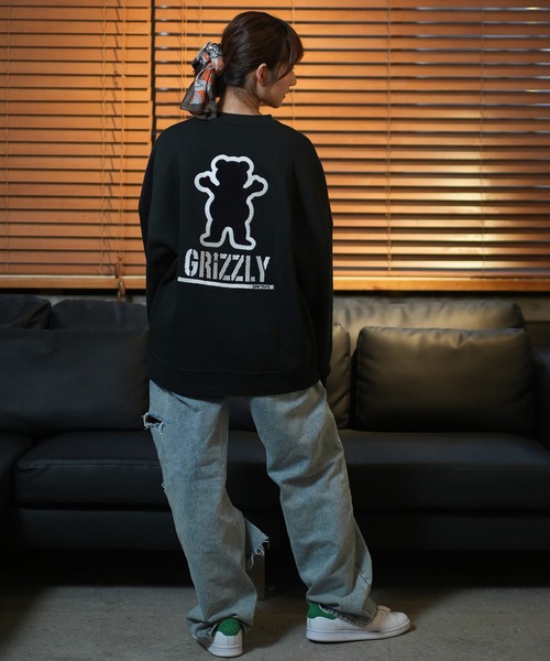 GRIZZLY(グリズリー)の「GRIZZLY/グリズリー スウェット 24G3331(スウェット・レディース・スミクロ/ヘザーグレー・M/L)」の8枚目の写真