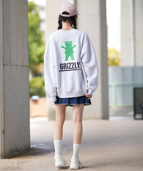 GRIZZLY(グリズリー)の「GRIZZLY/グリズリー スウェット 24G3331(スウェット・レディース・スミクロ/ヘザーグレー・M/L)」の13枚目の写真