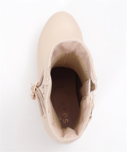 axes femme（アクシーズファム）の「キルティング切替ブーツ（ブーツ・レディース・ベージュ/ブラック・MEDIUM/LARGE）」の11枚目の写真