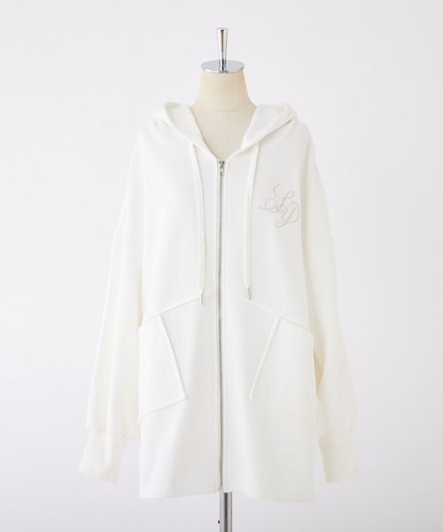 セール】ビッグシルエットジップパーカー（パーカー）｜one after