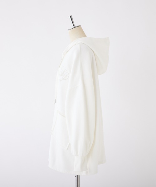 新品未使用　AK+1 / ウラケ ラグランパーカ　ホワイト RIKKA FEMME リッカファム RN181 レディース ラッシュガード