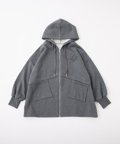 セール】ビッグシルエットジップパーカー（パーカー）｜one after