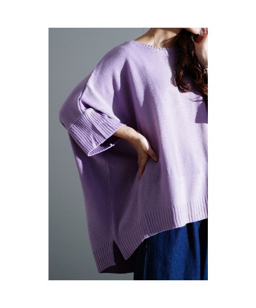 ドルマンスリーブニット（ニット/セーター）｜Sawa a la mode（サワアラモード）