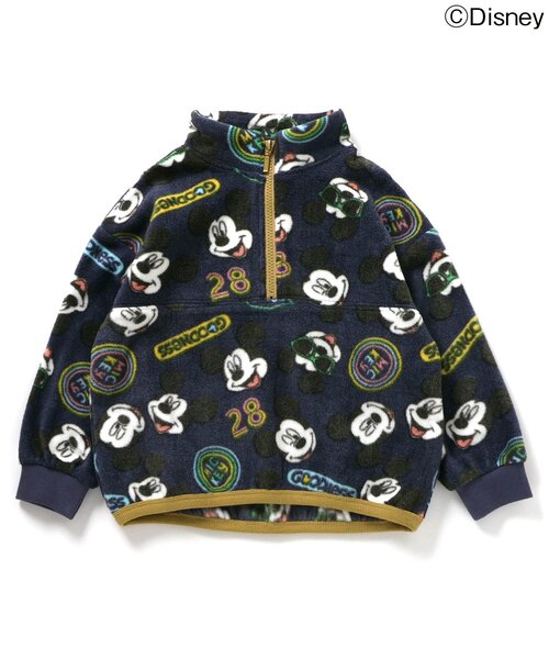 Disney（ディズニー）の「WEB限定 ディズニーキャラクター/総柄フリースプルオーバー（スウェット・キッズ・ネイビー/イエロー・80/90/100/110/120/130/140）」の10枚目の写真