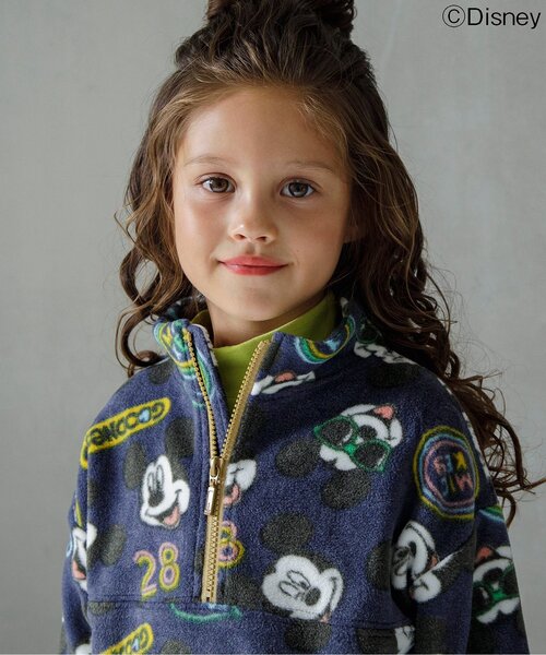 Disney（ディズニー）の「WEB限定 ディズニーキャラクター/総柄フリースプルオーバー（スウェット・キッズ・ネイビー/イエロー・80/90/100/110/120/130/140）」の18枚目の写真