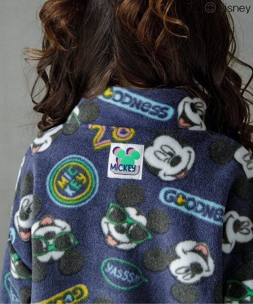 Disney（ディズニー）の「WEB限定 ディズニーキャラクター/総柄フリースプルオーバー（スウェット・キッズ・ネイビー/イエロー・80/90/100/110/120/130/140）」の14枚目の写真